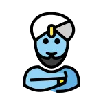 Man Genie SVG Icon